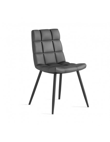 Soho Hudson Chair - Dark Grey PU