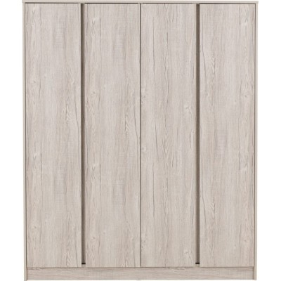 Malvern 4 Door Wardrobe - Urban Snow