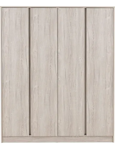 Malvern 4 Door Wardrobe - Urban Snow