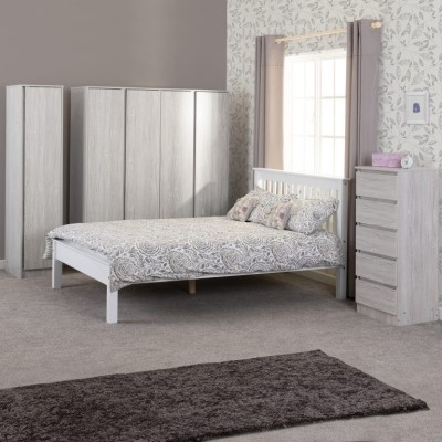 Malvern 4 Door Wardrobe - Urban Snow