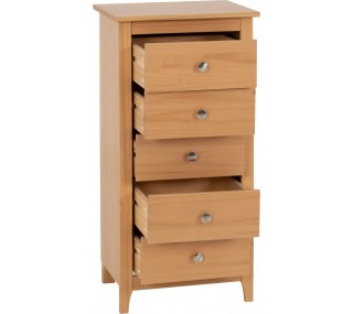 Oslo 5 Drawer Narrow Chest...