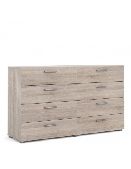 Pepe 8 Drawer Chest - Truffle