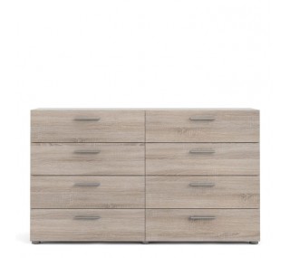 Pepe 8 Drawer Chest - Truffle