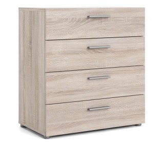 Pepe 4 Drawer Chest - Truffle