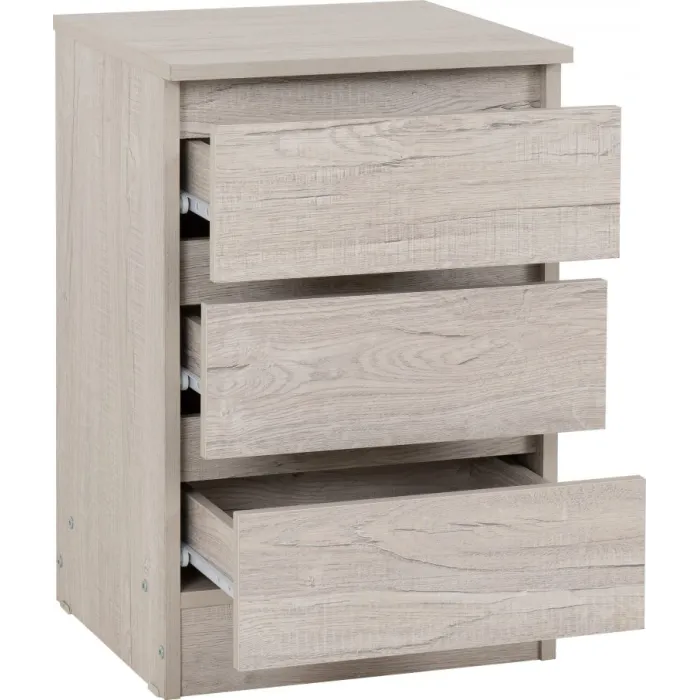 Malvern 2 Door Wardrobe Bedroom Set - Urban Snow