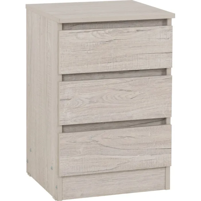 Malvern 2 Door Wardrobe Bedroom Set - Urban Snow