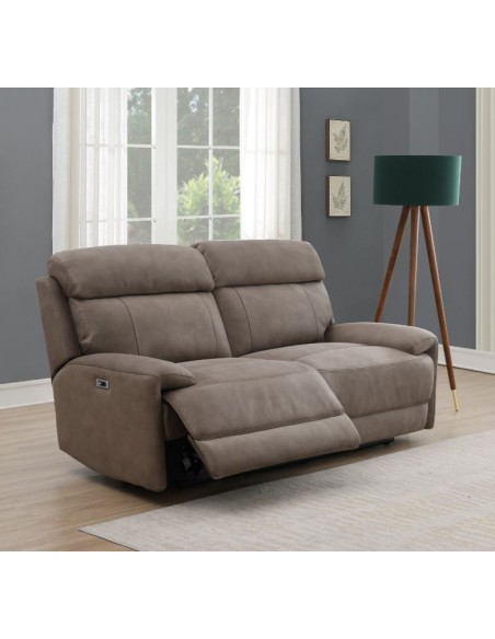 Positano 2.5 Seater Electric Recliner Sofa - Sultry