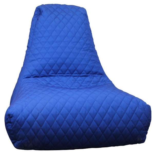 Quilted Beanbag - Royal blue