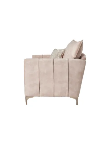 Pembrooke Fixed Armchair - Sand Fabric