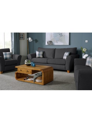 Verdi 3 Seater Fixed Sofa -...