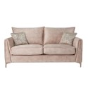 Pembrooke 3 Seater Fixed Sofa - Sand Fabric