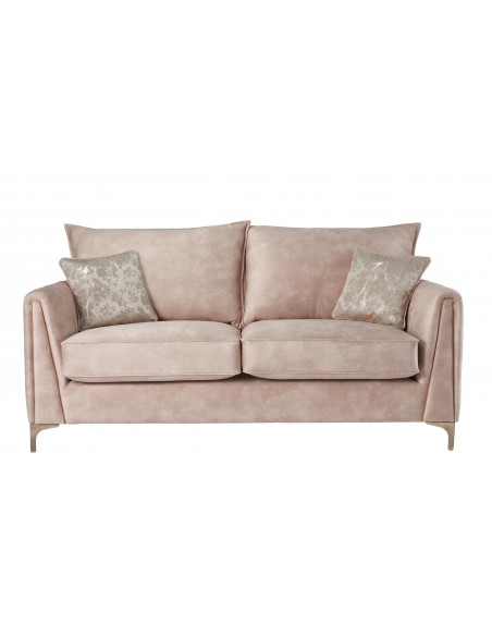 Pembrooke 3 Seater Fixed Sofa - Sand Fabric