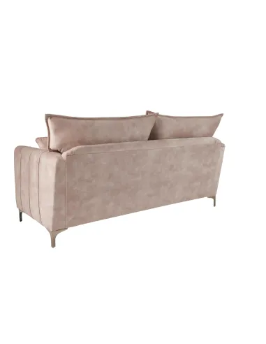 Pembrooke 3 Seater Fixed Sofa - Sand Fabric