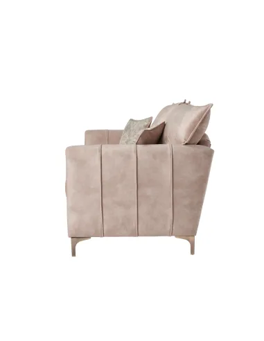 Pembrooke 2 Seater Fixed Sofa - Sand Fabric