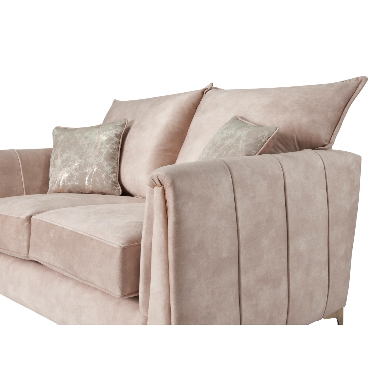 Pembrooke 3+1+1 Fixed Sofa Set - Palladium Sand