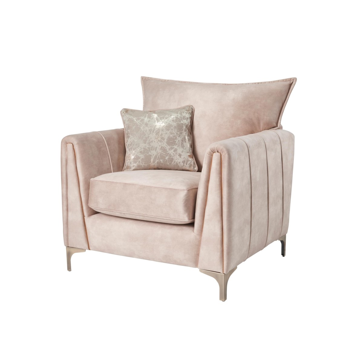 Pembrooke 3+1+1 Fixed Sofa Set - Palladium Sand