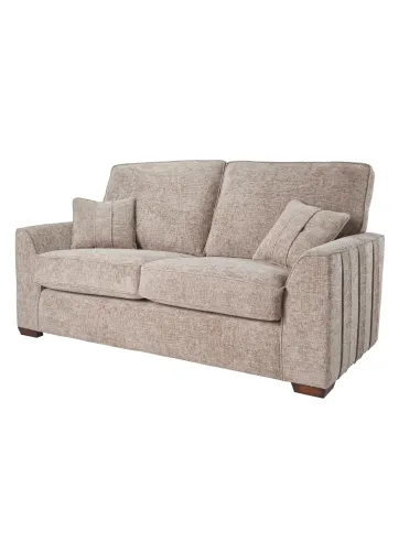 Rialto 3+2 Seater Sofa Set - Stone Fabric