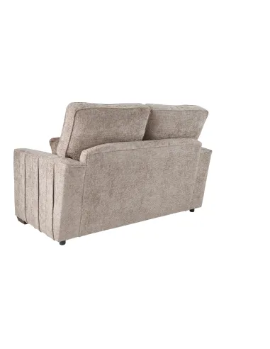 Rialto 1.5 Fixed Seater - Stone Fabric