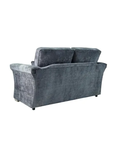 Quincy 2 Fixed Seater Sofa - Meridian Coal Fabric