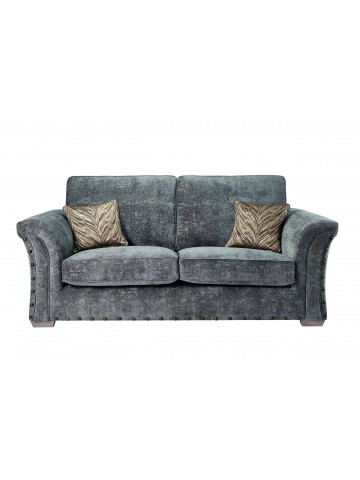 Quincy 3+1+1 Fixed Seater Sofa Set - Meridian Coal Fabric