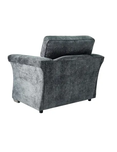 Quincy 3+1+1 Fixed Seater Sofa Set - Meridian Coal Fabric