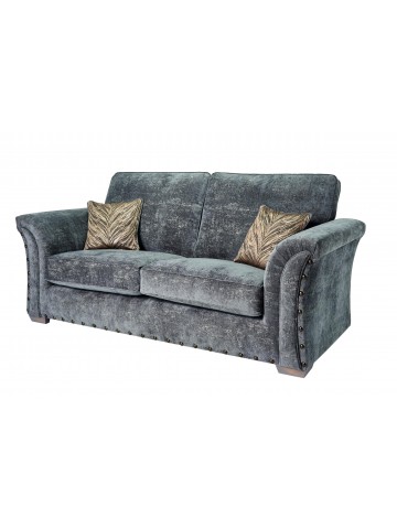 Quincy 3+2 Fixed Seater Sofa Set - Meridian Coal Fabric