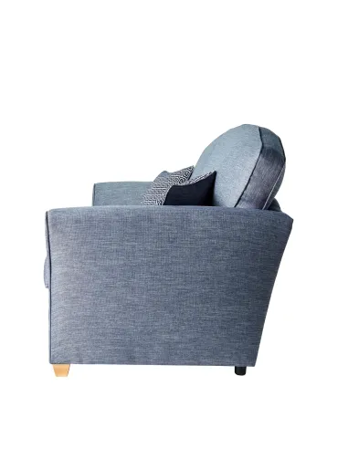 Tolado 3 Seater Fixed Sofa - London Denim