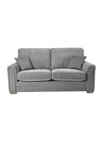 Oakland Fixed 3+1+1 Seater Sofa Set- Ascot Shark Fabric