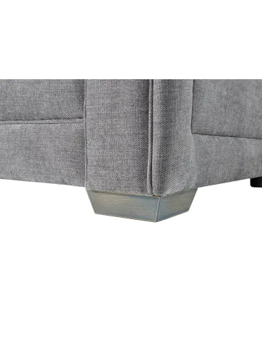 Oakland Fixed 3+1+1 Seater Sofa Set- Ascot Shark Fabric