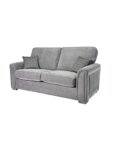 Oakland Fixed 3+2 Seater Sofa - Ascot Shark Fabric