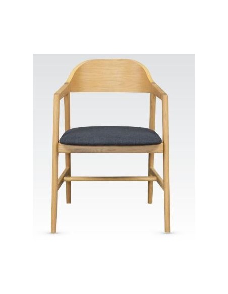 Carrington Carver Dining Chair - Oak/Beige