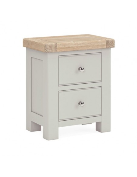 Salcombe Bedside Locker - Light Grey