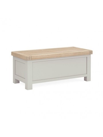 Salcombe Blanket Box - Light Grey