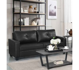 Vivo 3 Seater Sofa - Black...