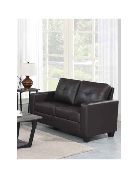 Vivo 2 Seater Sofa - Brown Leathaire