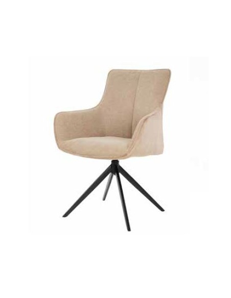 Atlas Swivel Dining Chair - Beige