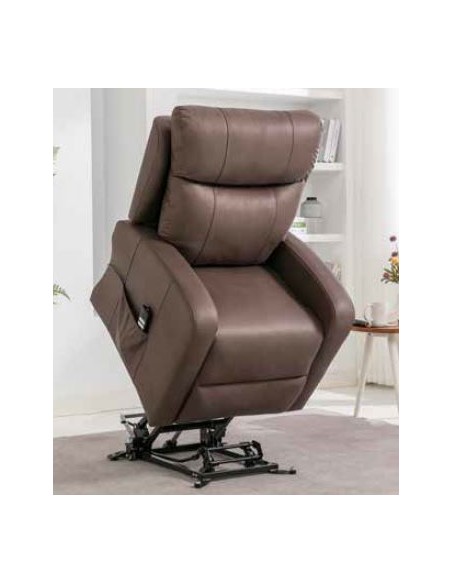 Courtney Manual Tilt & Rise Armchair - Brown