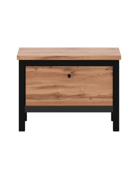 Leela Bedside Locker - Tacho Oak/Black