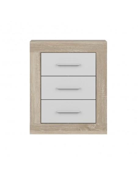 Camille Bedside Locker - Sonoma/White