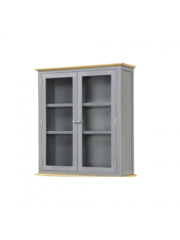 Rossmore Hutch - Slate Grey/Oak