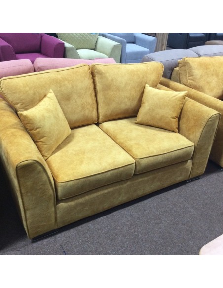 Dorothy 2 Seater Sofa - Mustard (Ex-display Dublin)