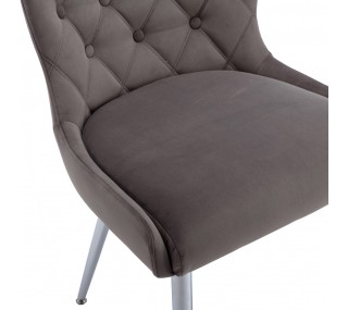 Button Back Dining Chair -...