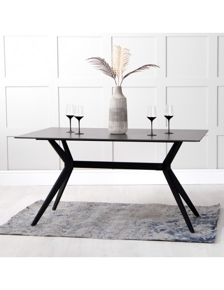 Queen 1.5m Dining Table - Grey Sintered Stone