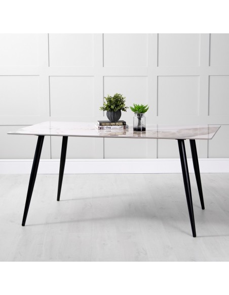 Queen 1.6m Dining Table - Sintered Stone