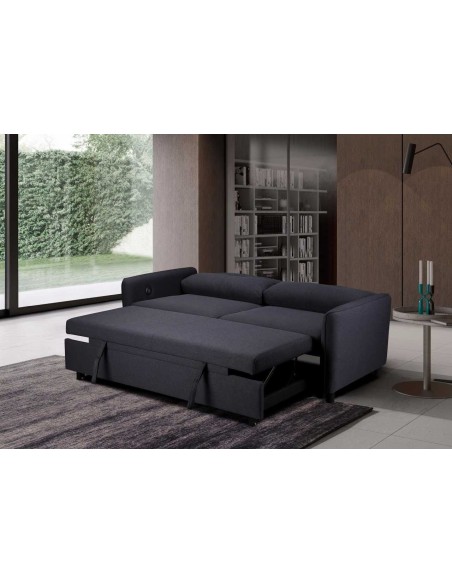 Sheila Dark Grey Sofabed - Eclipse