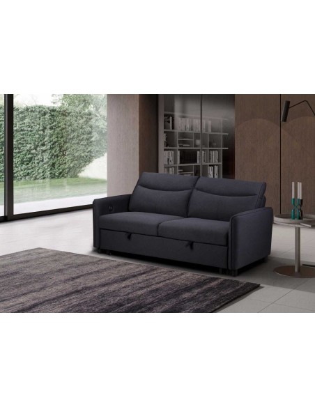 Sheila Dark Grey Sofabed - Eclipse