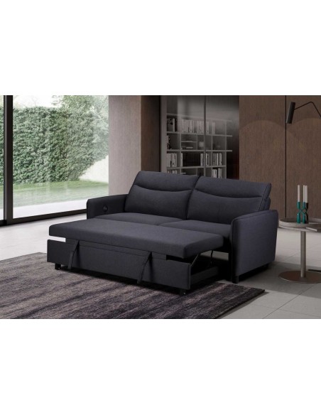 Sheila Dark Grey Sofabed - Eclipse