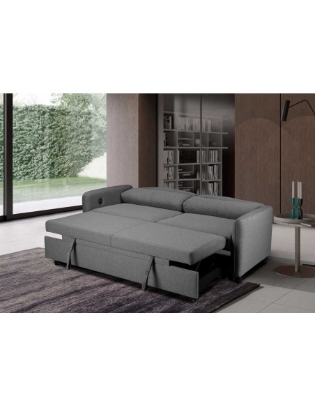 Sheila Light Grey Sofabed - Pepper