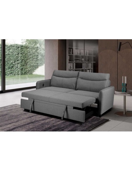Sheila Light Grey Sofabed - Pepper