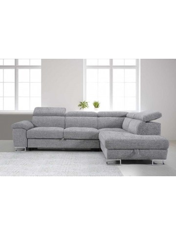 Roma RHF Corner Sofa - Grey